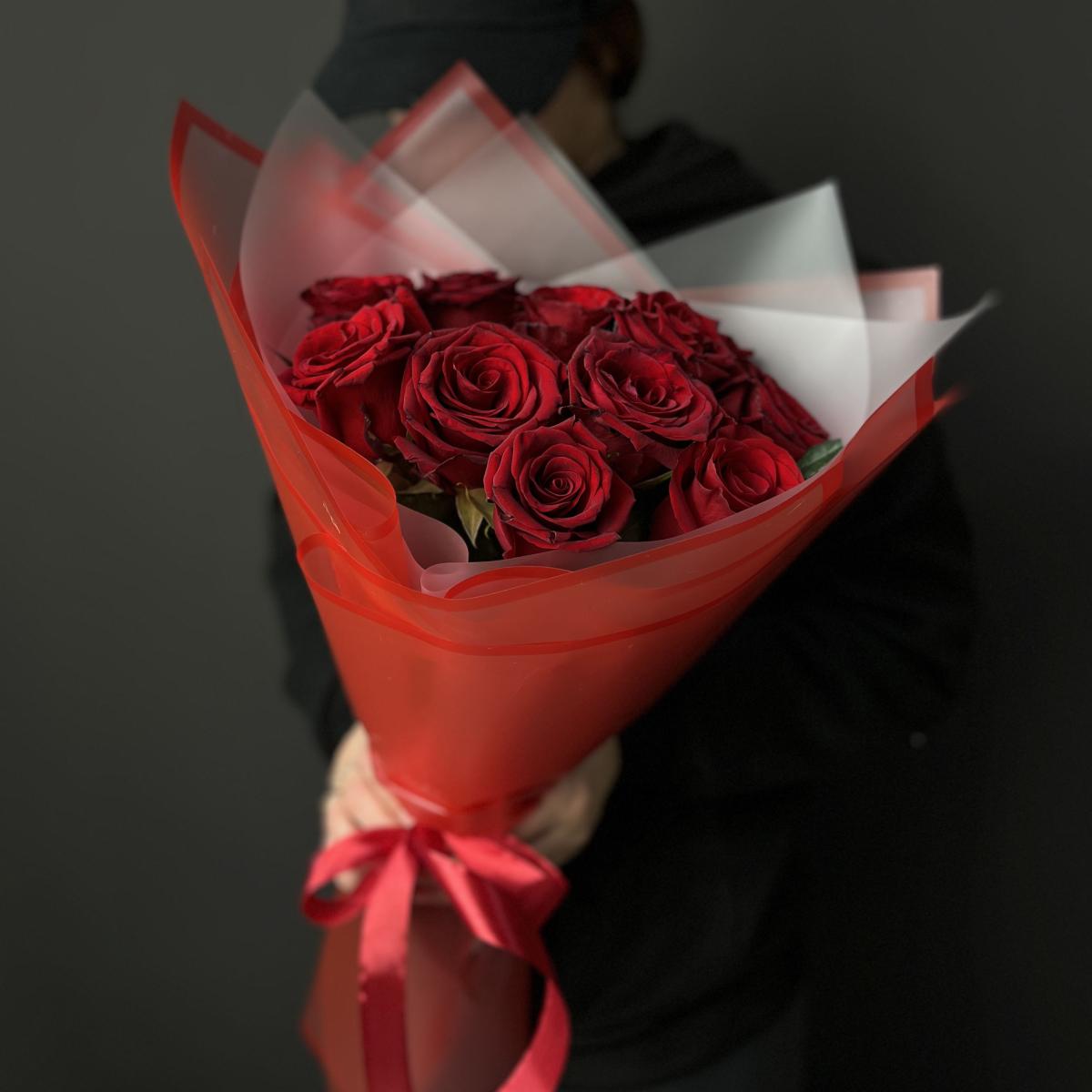 Роза красная (Эквадор) 40 см