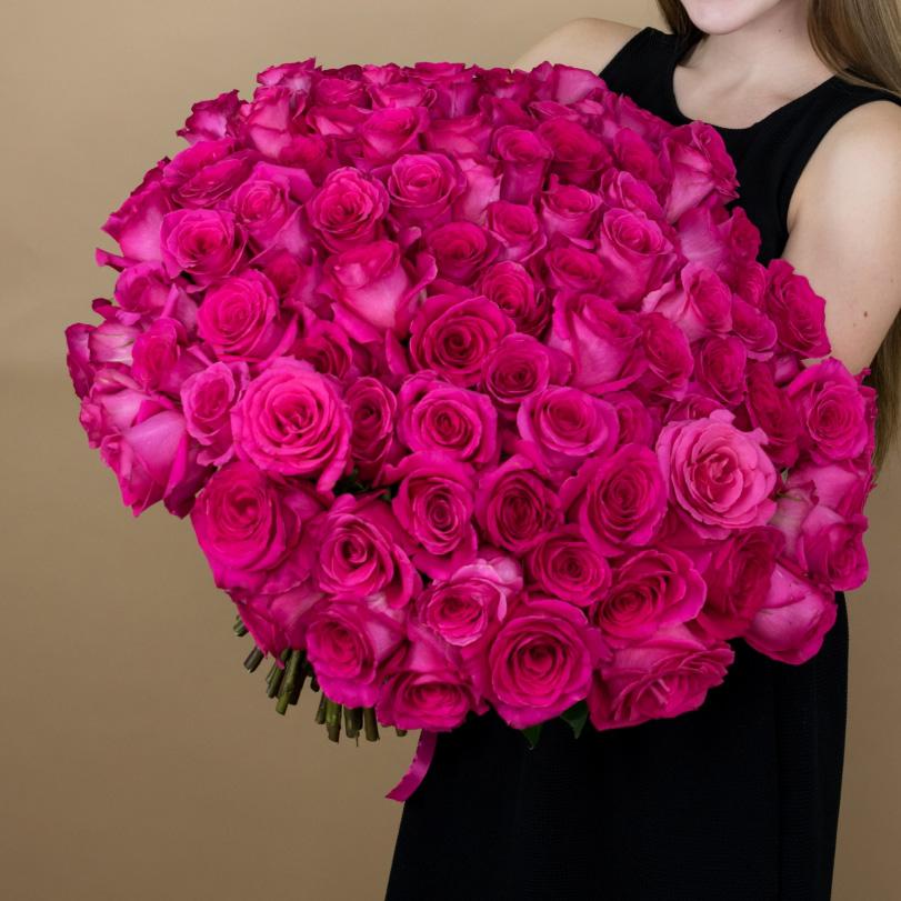 Розовые эквадорские розы 40 см