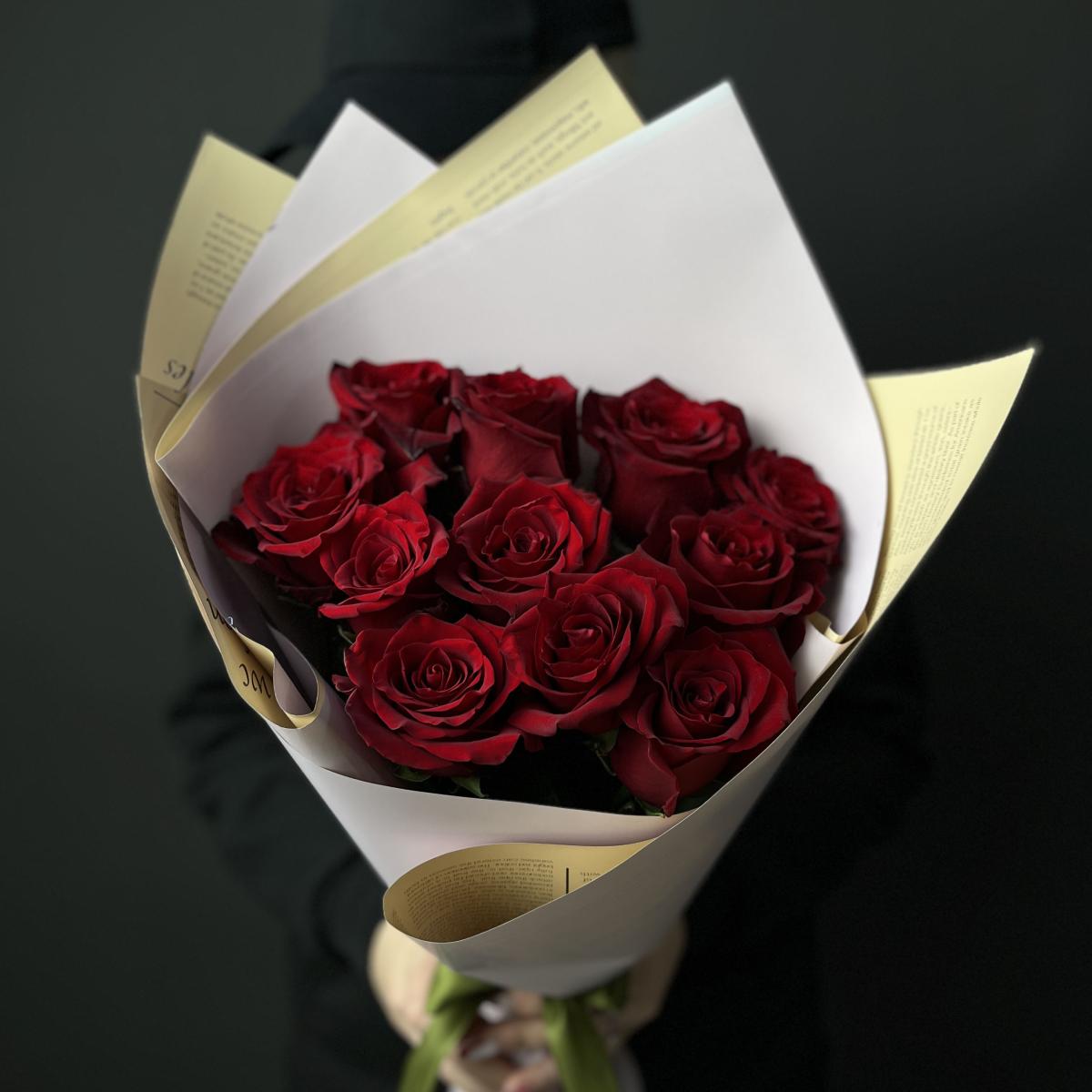 Розы Эквадор 40 см (Красный)